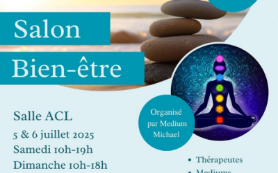 Me rencontrer au salon du bien-être à Geispolsheim les 5 & 6 juillet 2025